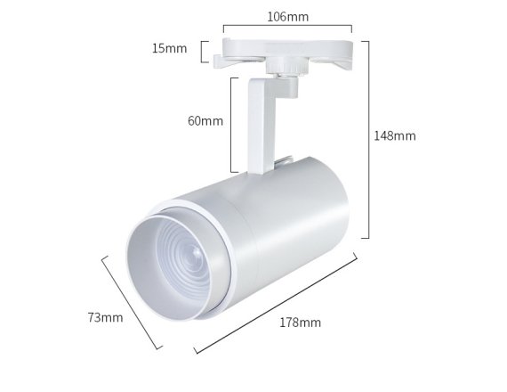 Proiector LED Magazin pe Sina 35W Unghi de Lumina Reglabil PMS-35WRG
